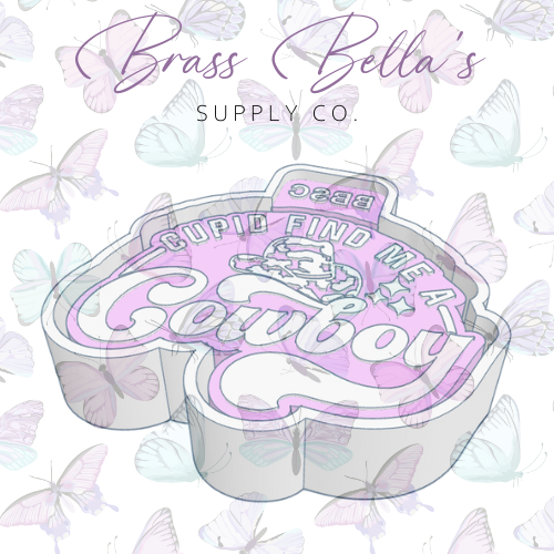 Freshie Mold - Cupid Find Me a Cowboy