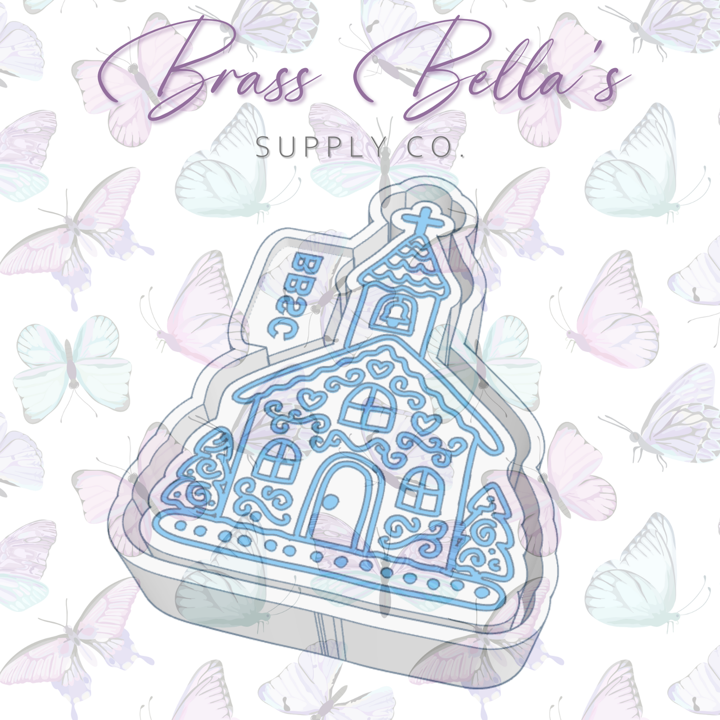 Gingerbread Church - Freshie Mold