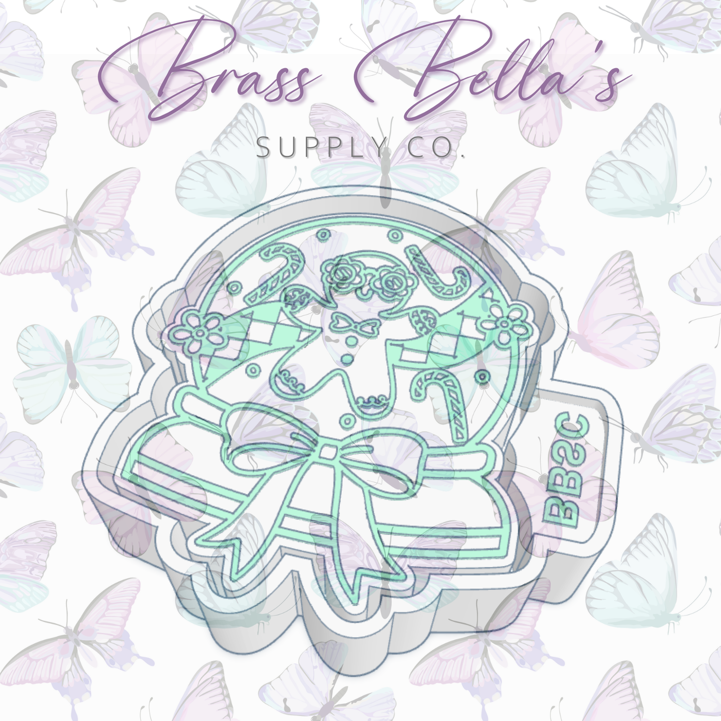 Groovy Gingerbread Snowglobe - Freshie Mold