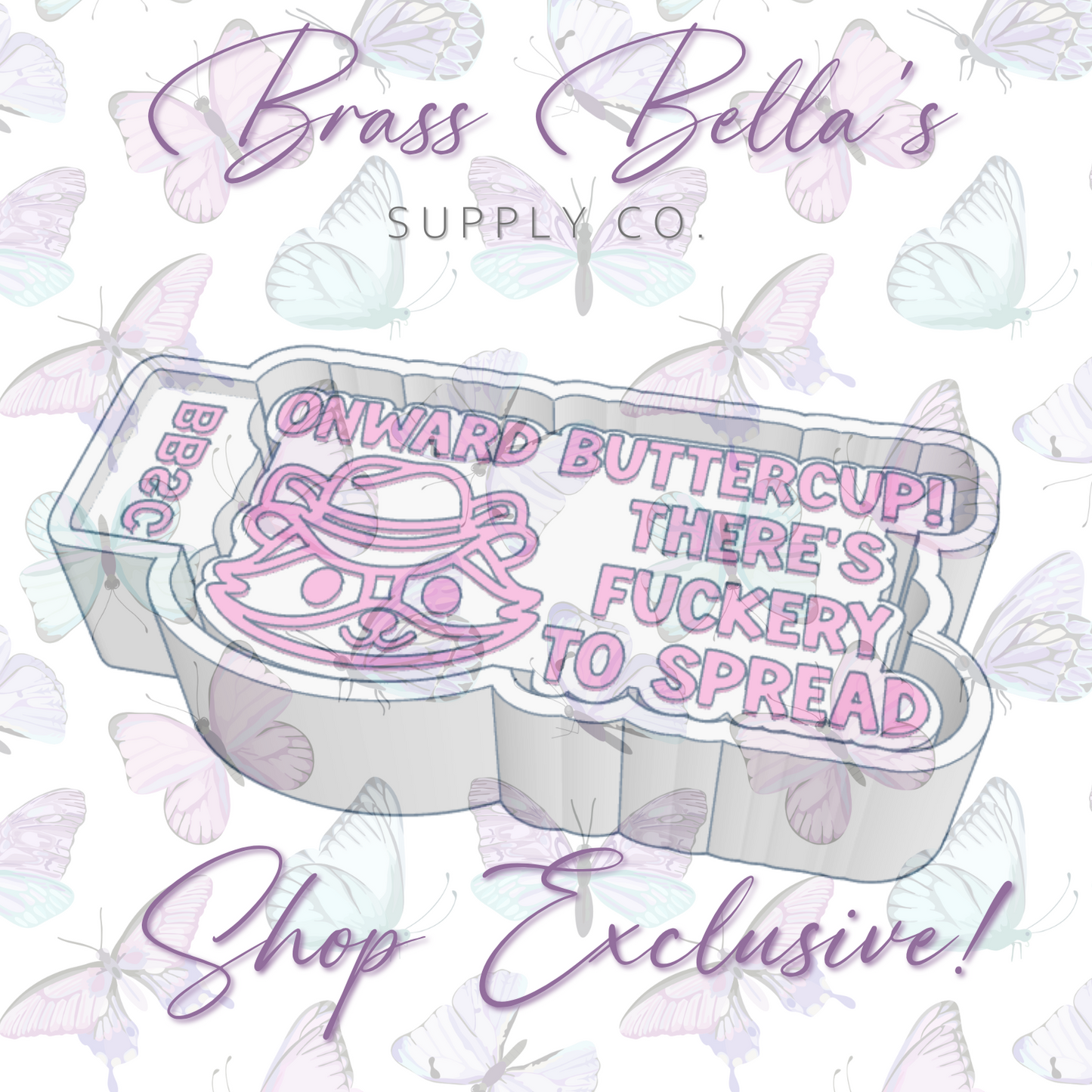 Freshie Mold - BBSC Exclusive - Onward Buttercup! With Raccoon