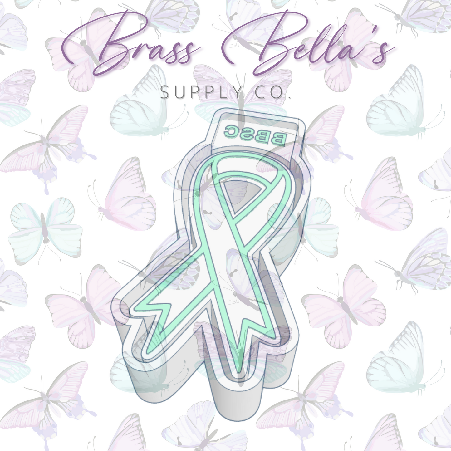 Freshie Mold - Awareness Ribbon - Style 2 - Regular Size