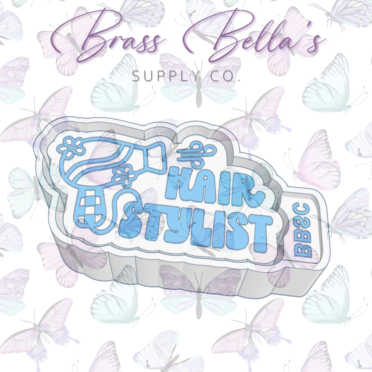 Grovy Hair Stylist w/ Checkered Hair Dryer - Freshie Mold