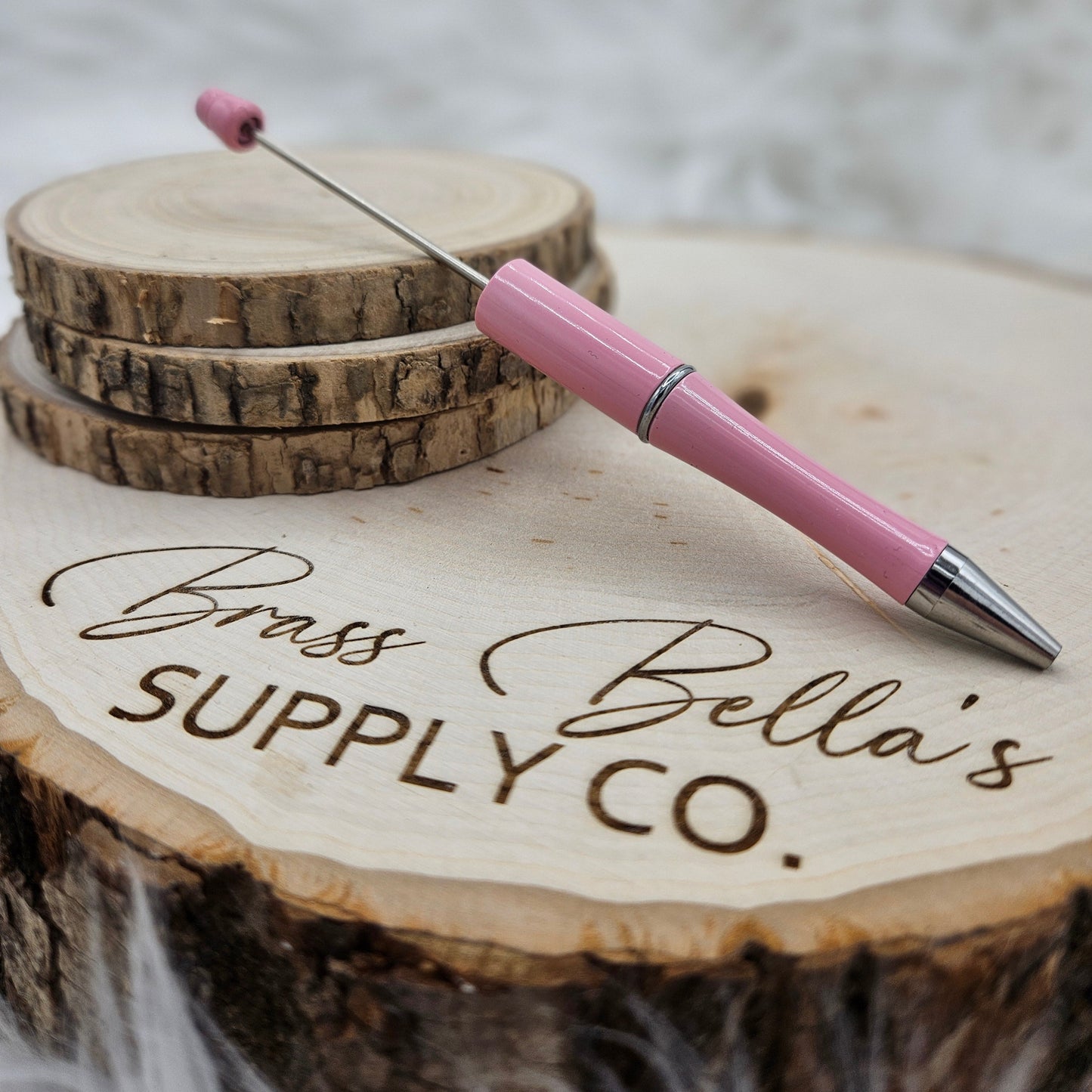 Beadable Pen - Pink Lemonade