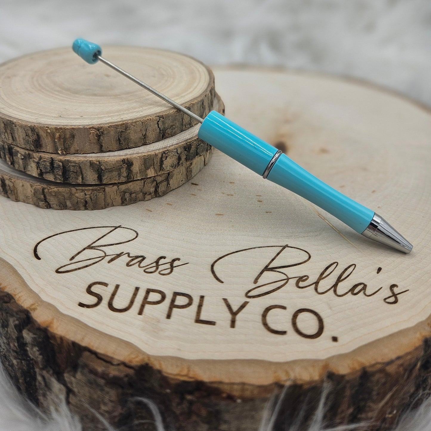 Beadable Pen - Robins Egg Blue