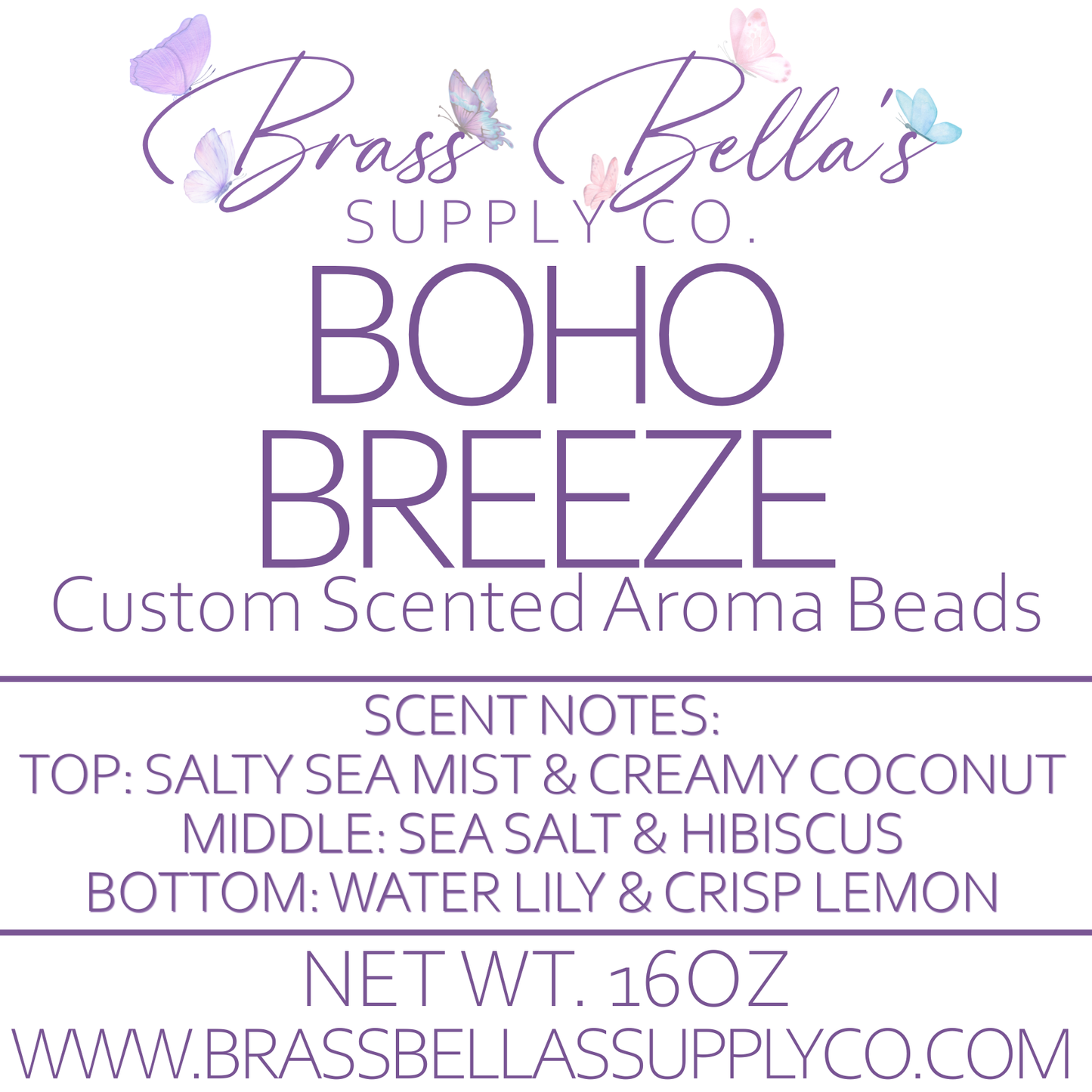 Boho Breeze - Custom Scented Aroma Beads - BBSC Exclusive