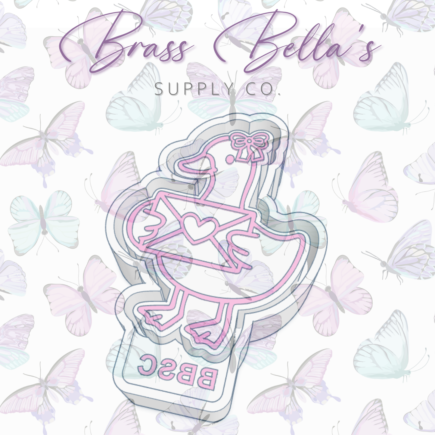 Goose w/ Love Letter - Freshie Mold