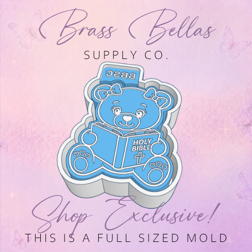 Holy Bible Bear - Freshie Mold - EXCLUSIVE