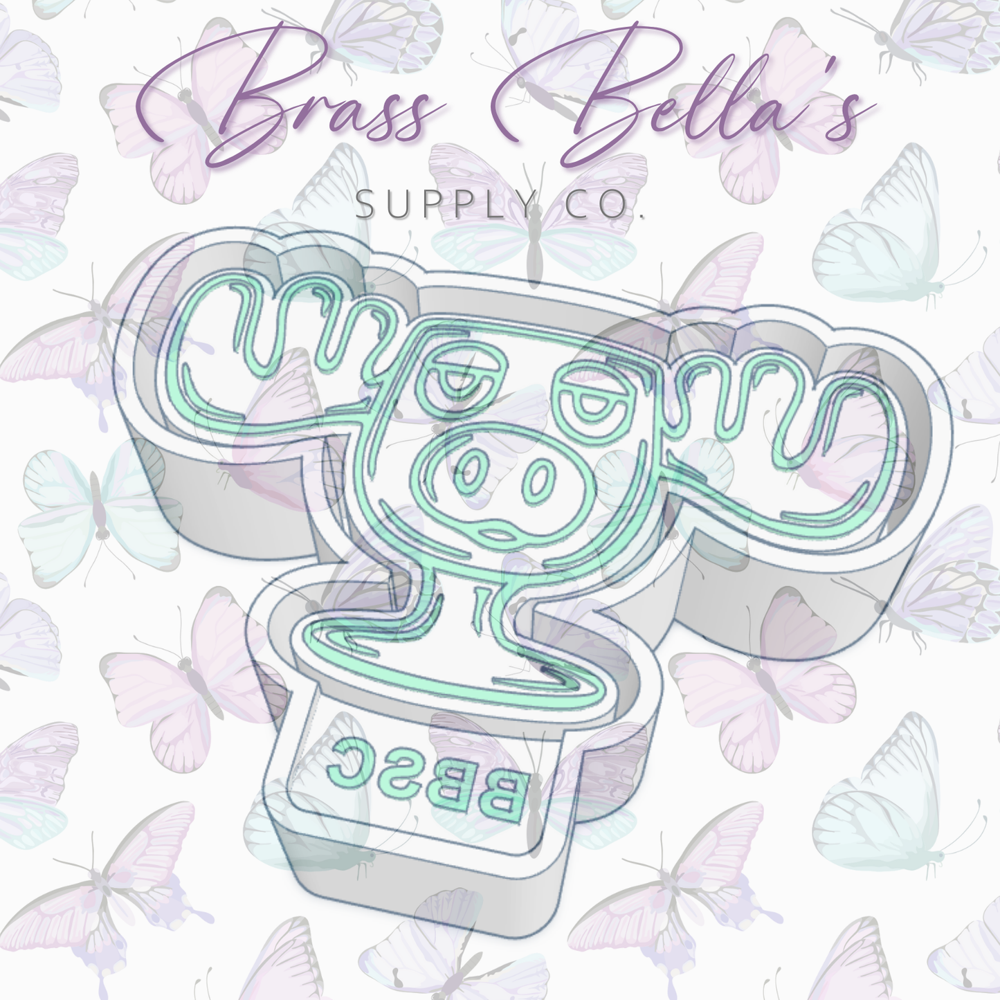 Jingle Juice Moose - Freshie Mold