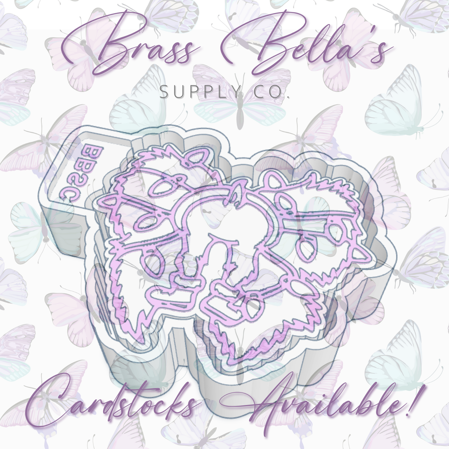 Mean Green One - Bum on Bow - Freshie Mold