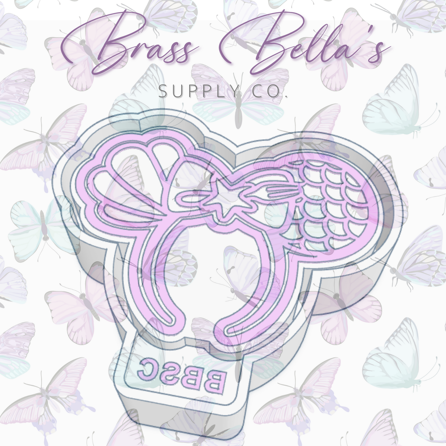 Mermaid Mouse Ears - Freshie Mold
