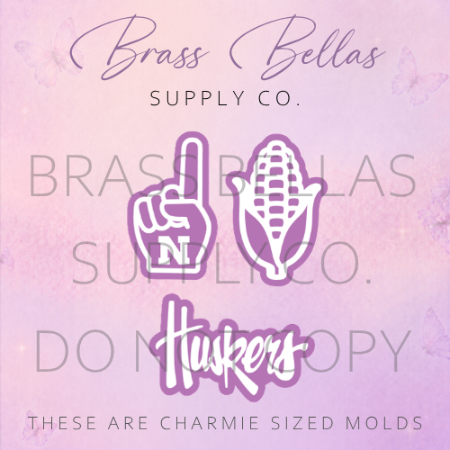 Nebraska Huskers Bundle - Charmies Mold