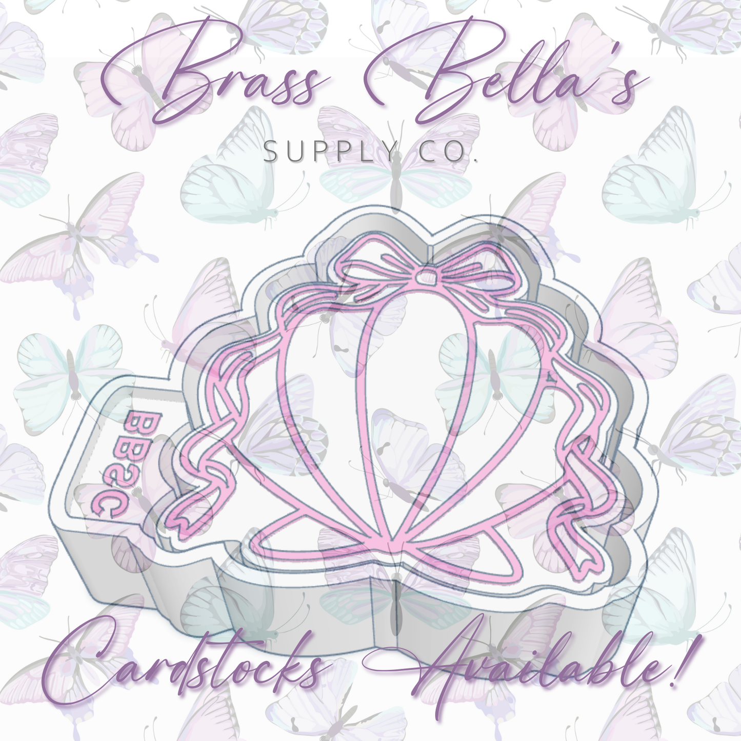 Shell w/ Coquette Bow - Freshie Mold