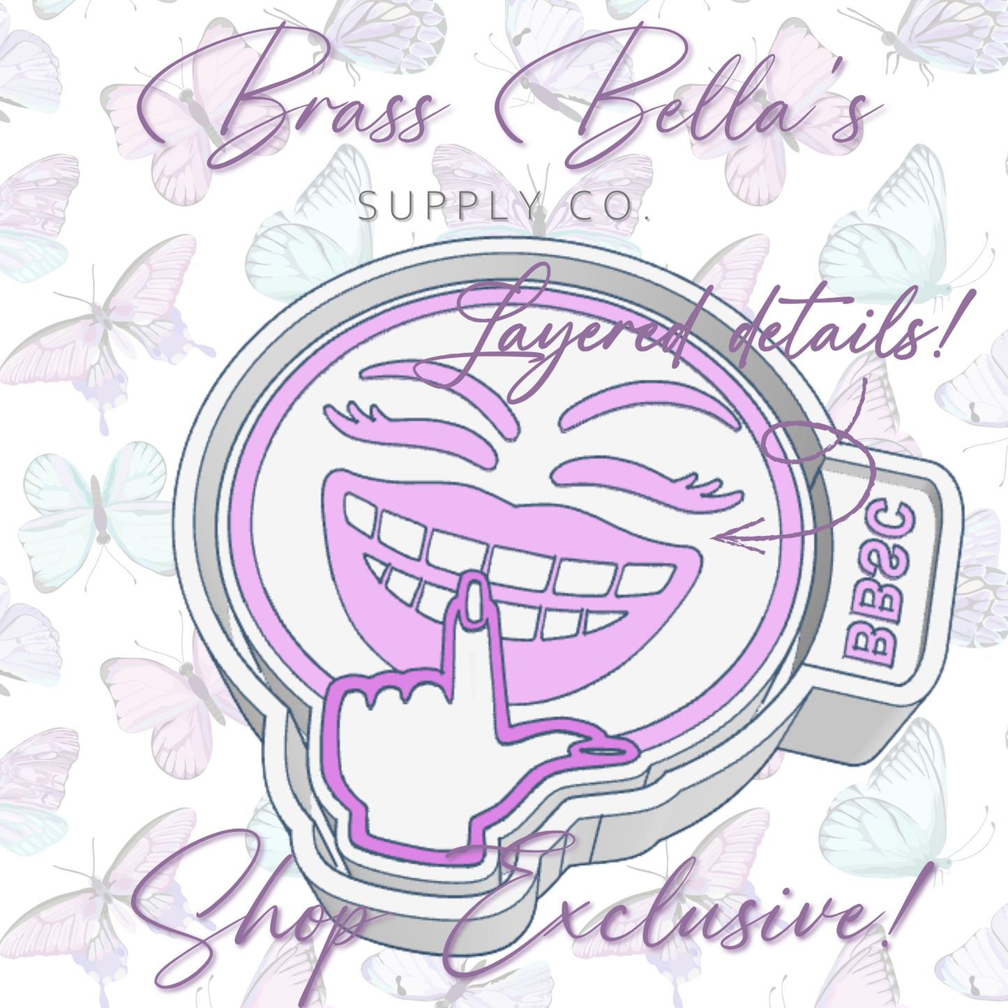 Spill the Tea Emoji - BBSC Exclusive - Freshie Mold