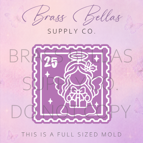 Stamp - Christmas Angel - Freshie Mold