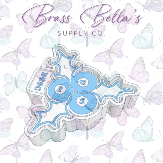 Billiard Ball Mistletoe - Freshie Mold