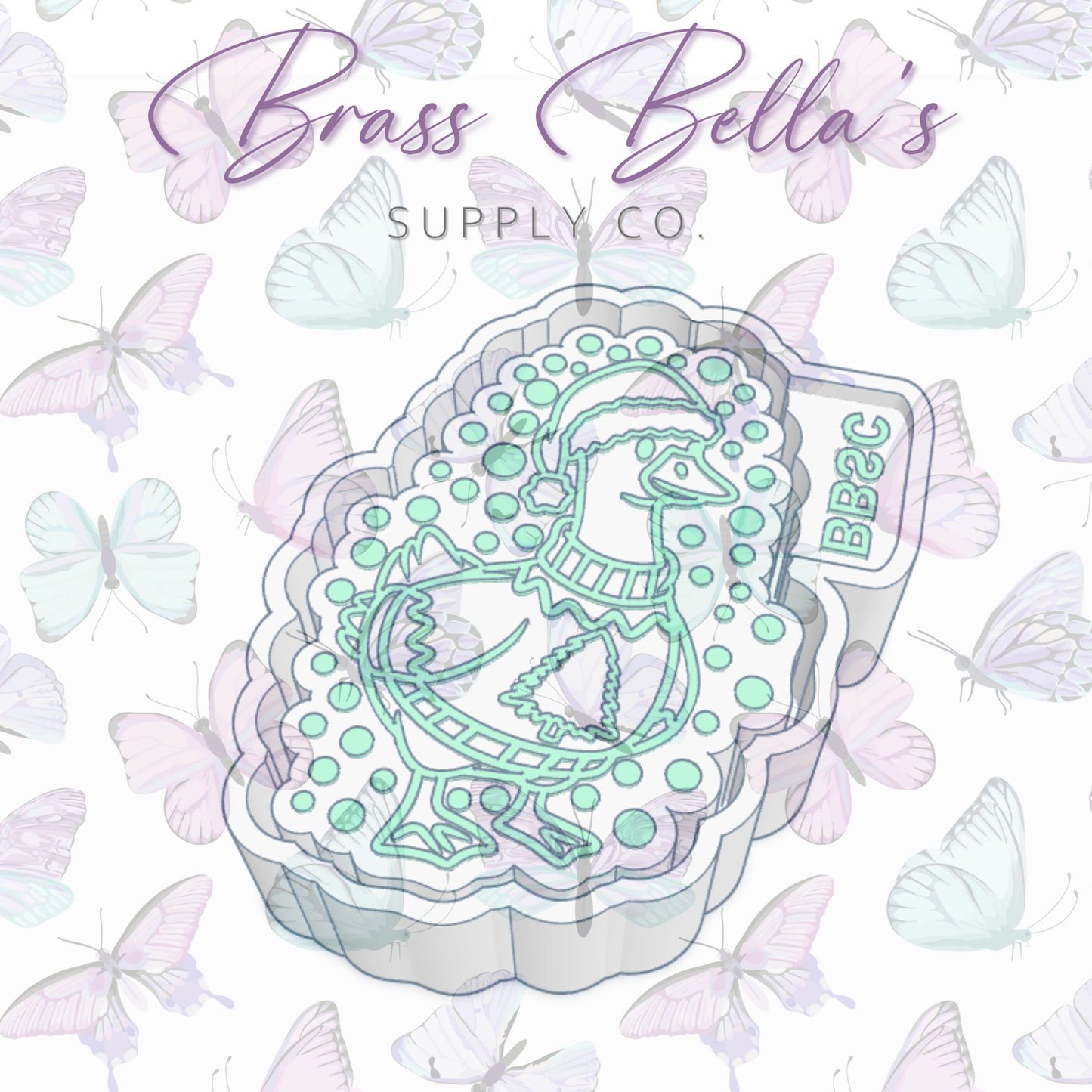 Christmas Sweater Goose - Freshie Mold