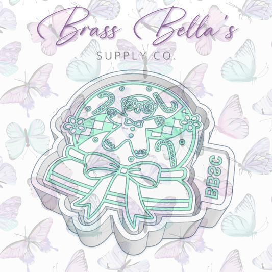 Groovy Gingerbread Snowglobe - Freshie Mold