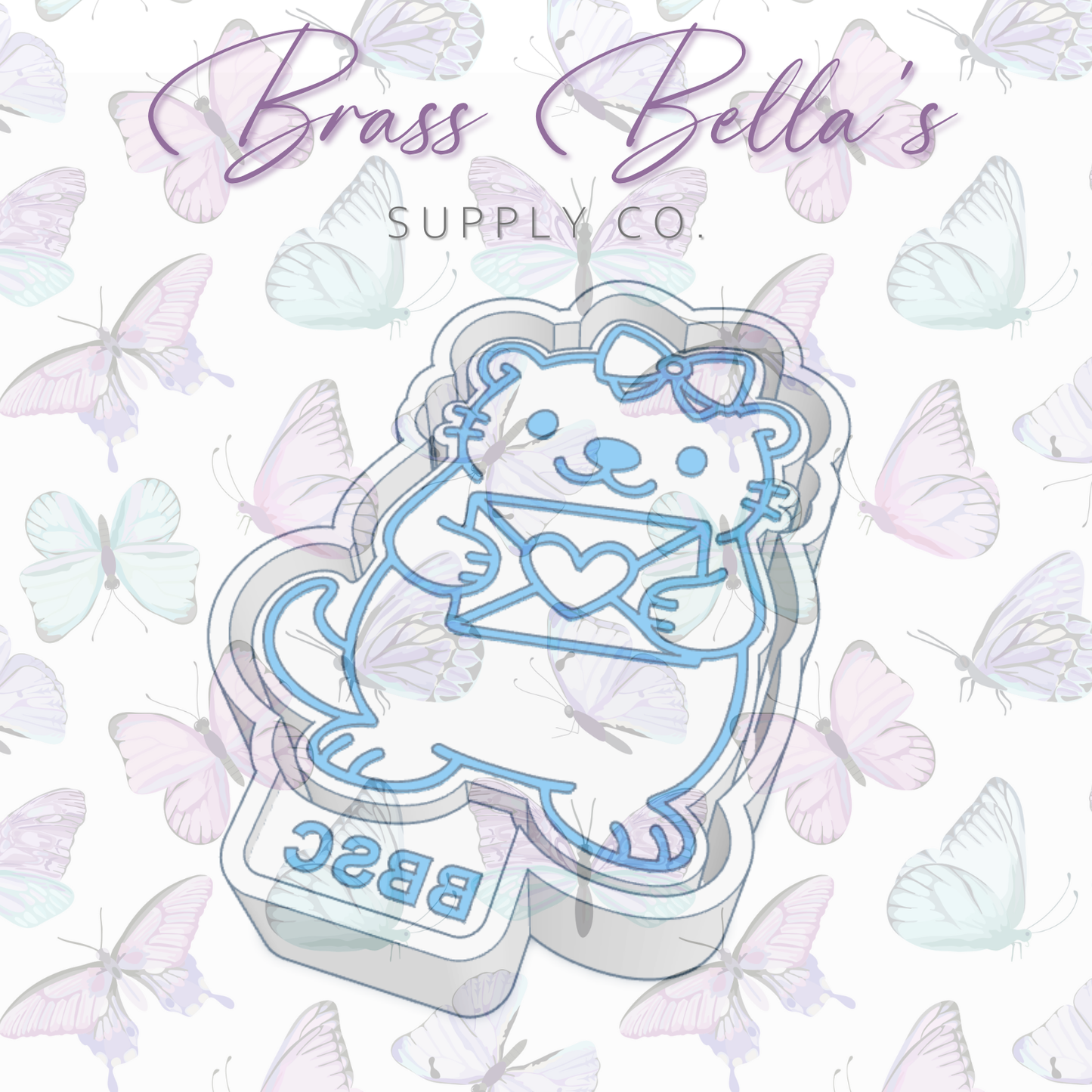 Otter w/ Love Letter - Freshie Mold