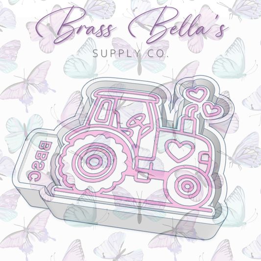 Valentine Tractor - Freshie Mold