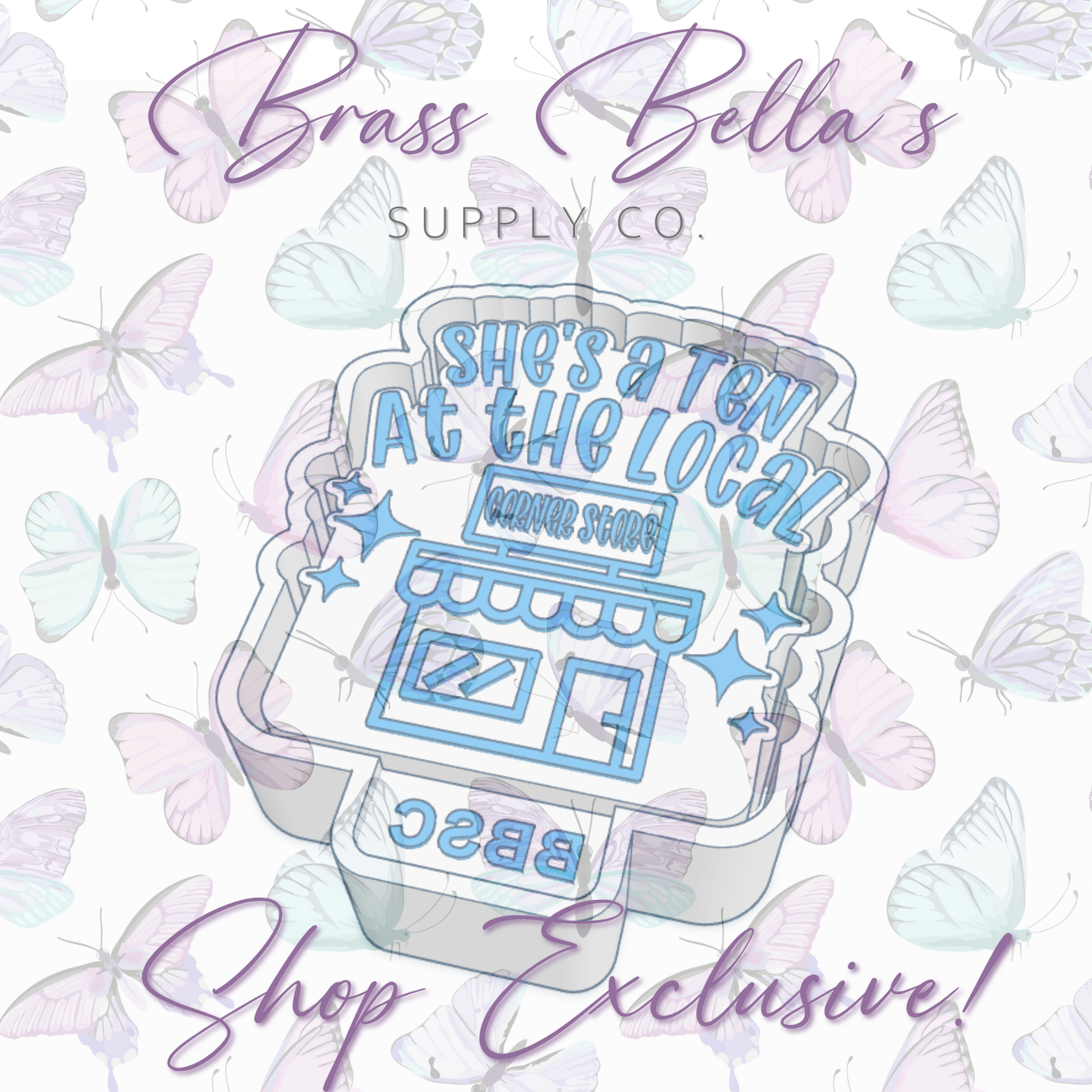 She's a Ten at the Local Corner Store - BBSC EXCLUSIVE - Freshie Mold