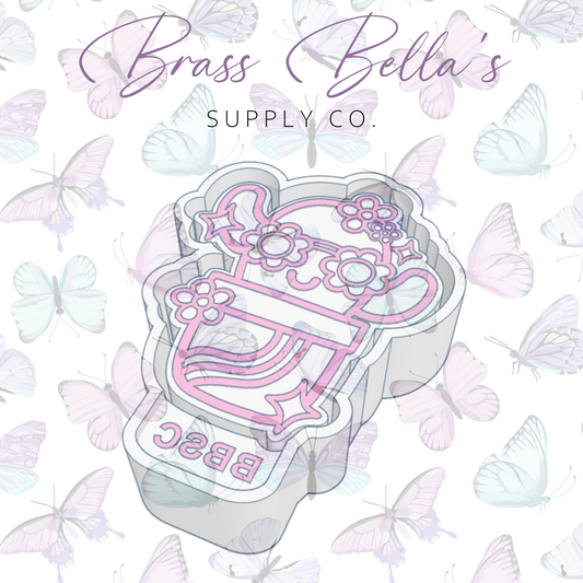 Freshie Mold - Cutie cactus w/ sparkles