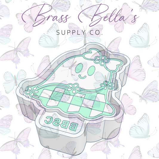 Groovy checkered ghostie