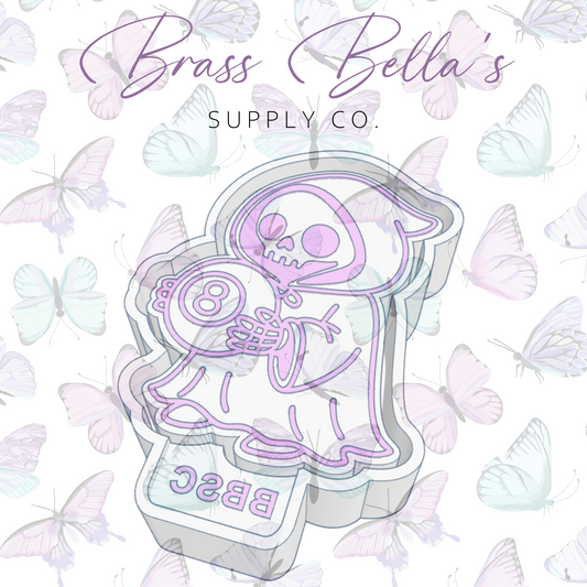 Freshie Mold - 8Ball Grim Reaper