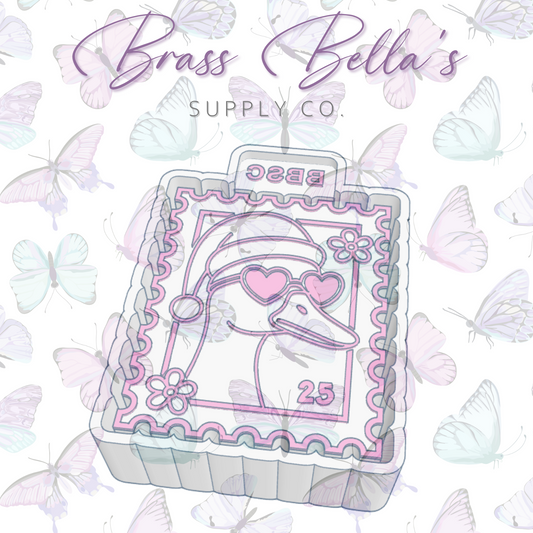 Goose w/ Heart Sunglasses Stamp - Freshie Mold