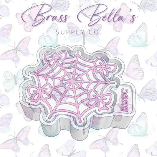Spider Web w/ Bows - Freshie Mold