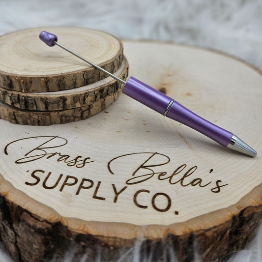 Beadable Pen - Pearl Violet