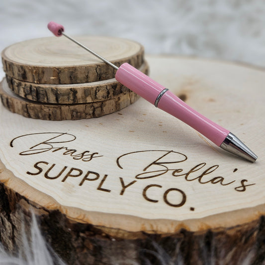Beadable Pen - Pink Lemonade