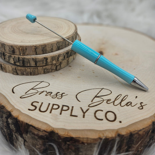 Beadable Pen - Robins Egg Blue