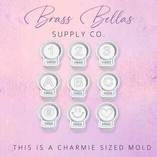 Rounded Alphabet Beads - BUNDLES - Charmie Mold