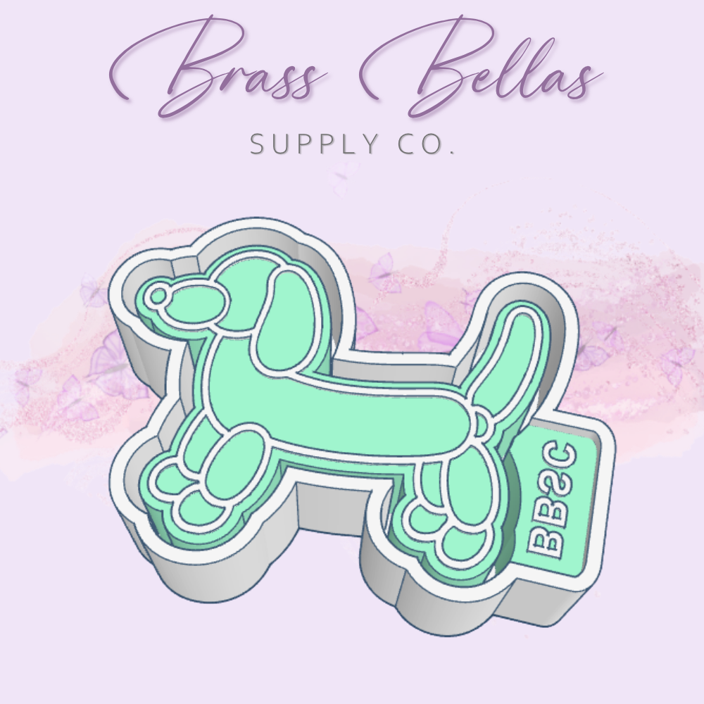 Balloon Dog - Plain Wiener - BBSC EXCLUSIVE - Freshie Mold