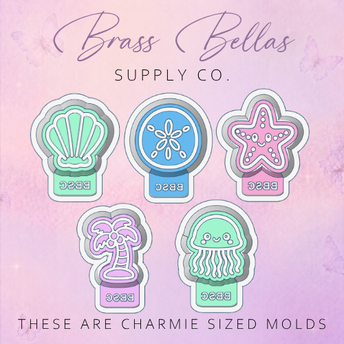 Beach Icons - BUNDLE - Charmies Molds