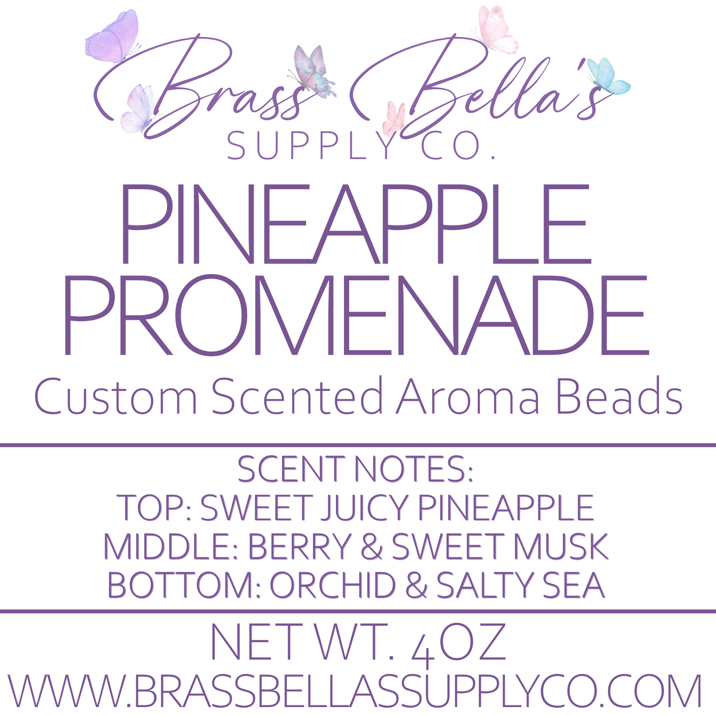 Pineapple Promenade - Custom Scented Aroma Beads - BBSC Exclusive