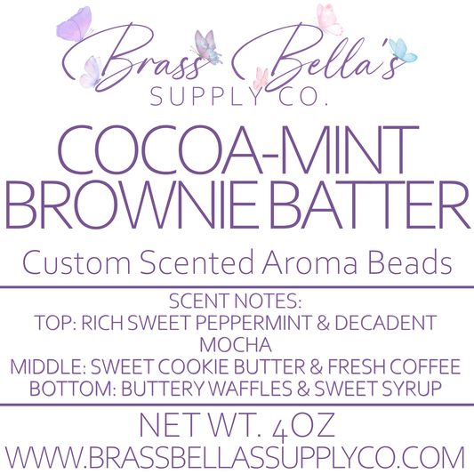 Cocoa-Mint Brownie Batter - Custom Scented Aroma Beads - BBSC Exclusive