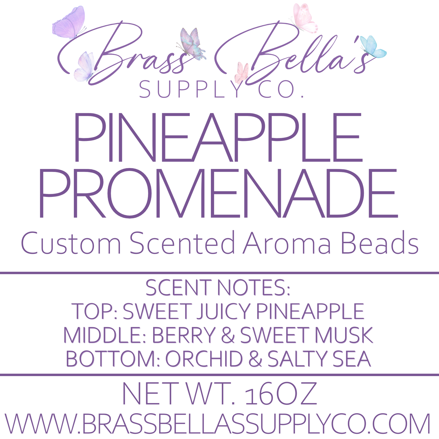 Pineapple Promenade - Custom Scented Aroma Beads - BBSC Exclusive