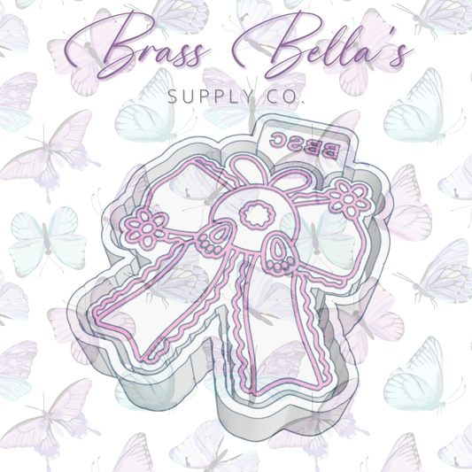 Bow - Bunny Butt w/ Ruffles - Freshie Mold