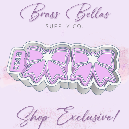 Bow - Sheriff Star - VENT SIZE - BBSC EXCLUSIVE - Freshie Mold