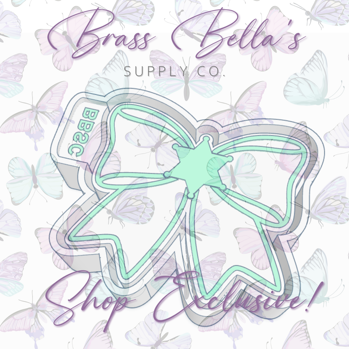 Bow - Sheriff's Star - BBSC Exclusive - Freshie Mold