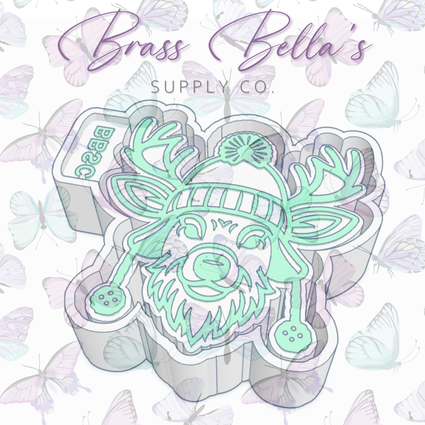 Buck Wearing Trapper Hat - Freshie Mold