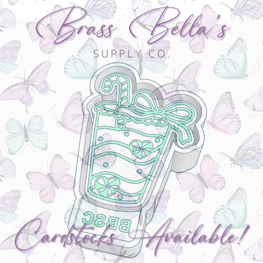 Candycane Straw Iced Coffee - Freshie Mold