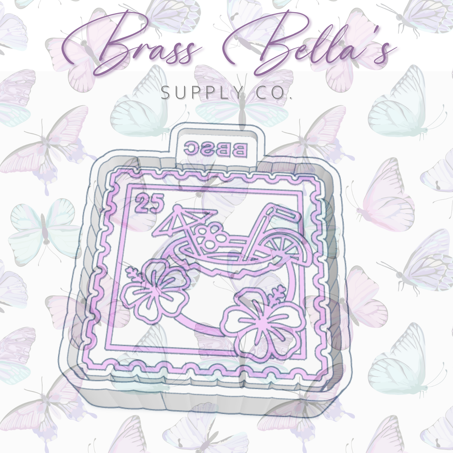 Coconut Drink Stamp - Freshie Mold