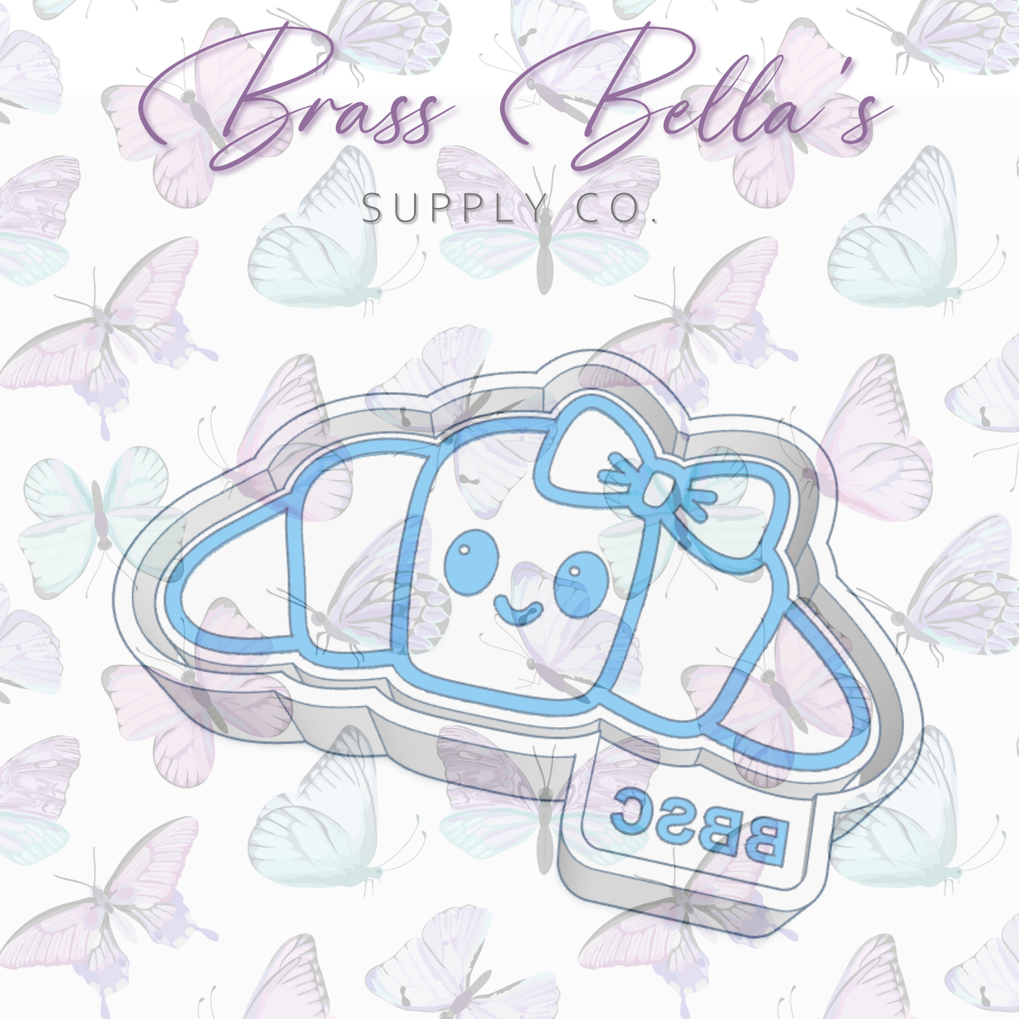 Cutie Croissant w/ Bow - Freshie Mold