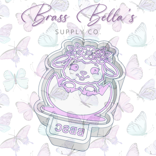 Easter Lamb in Egg - Freshie Mold