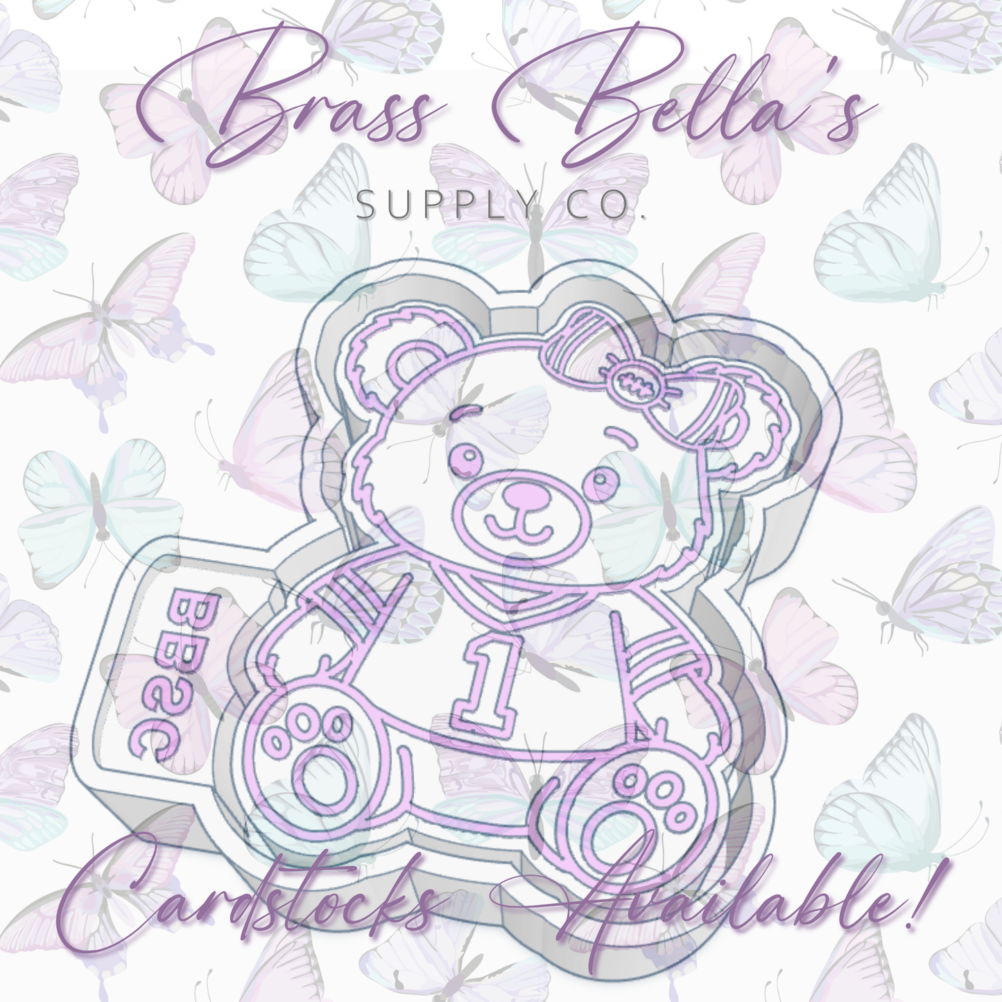 Football Teddybear - Freshie Mold