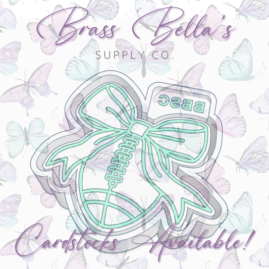 Football w/ Coquette Bow - Freshie Mold