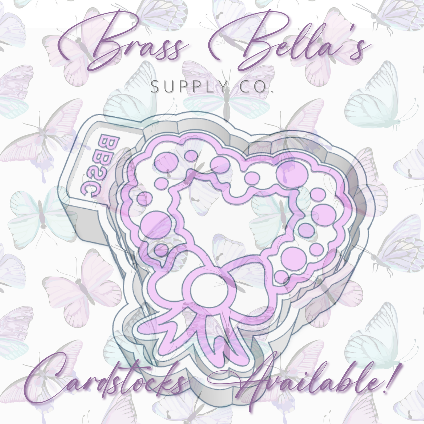 Heart Wreath - Freshie Mold