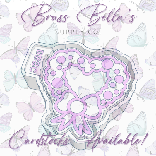 Heart Wreath - Freshie Mold